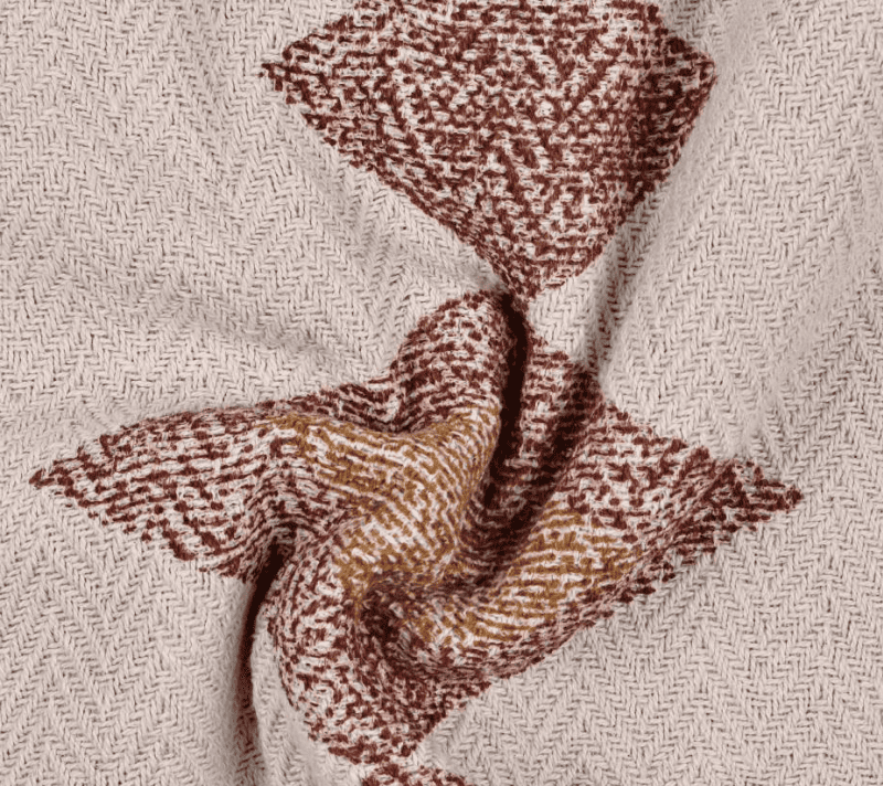 Плед Чевери бежевый/коричневый 420073_3