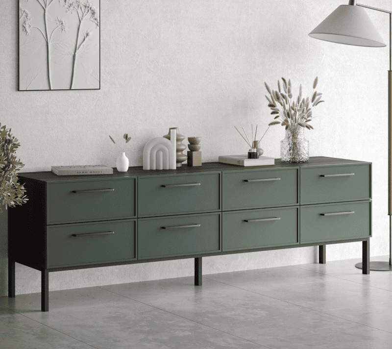 Комод Nicole зеленый NEM03G_3