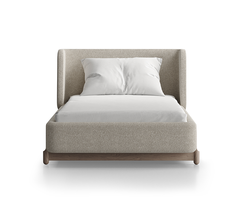 Кровать Basic молочный букле 90x200