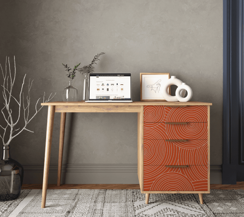 Стол письменный Line красный R23/red_1