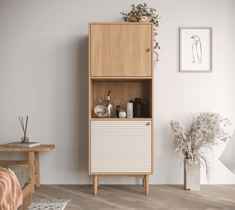 Стеллаж Баббл Солид орех BBL07S_1