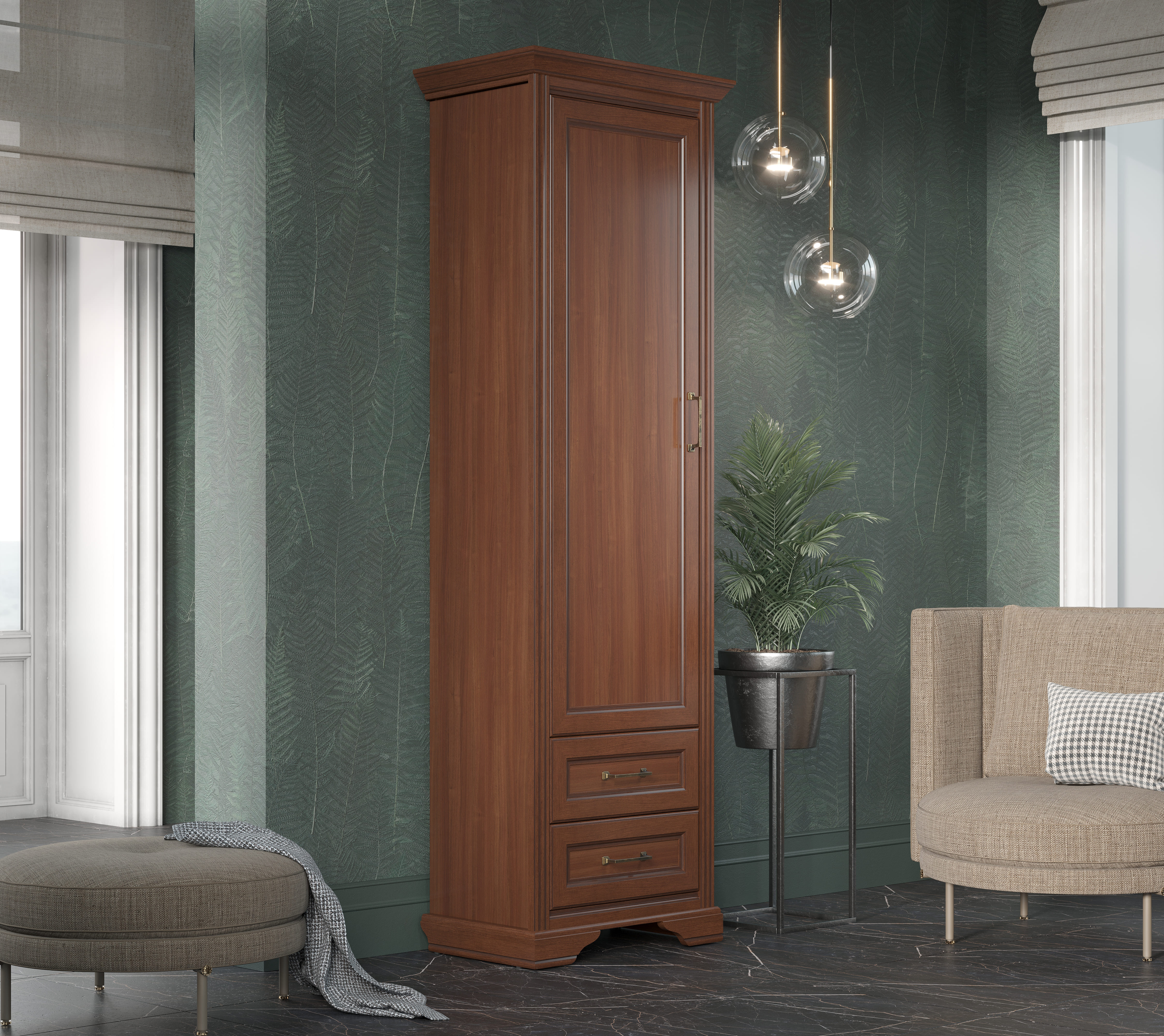 Шкаф Стилиус орех донской REG1D2S_3