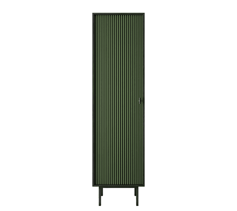 Шкаф Emerson зеленый/черный EM101/green/L