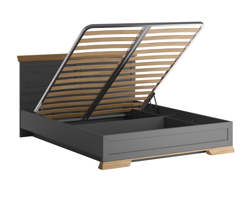 Кровать с подъемным механизмом Марсель дымчатый алмаз LOZ160x200_1