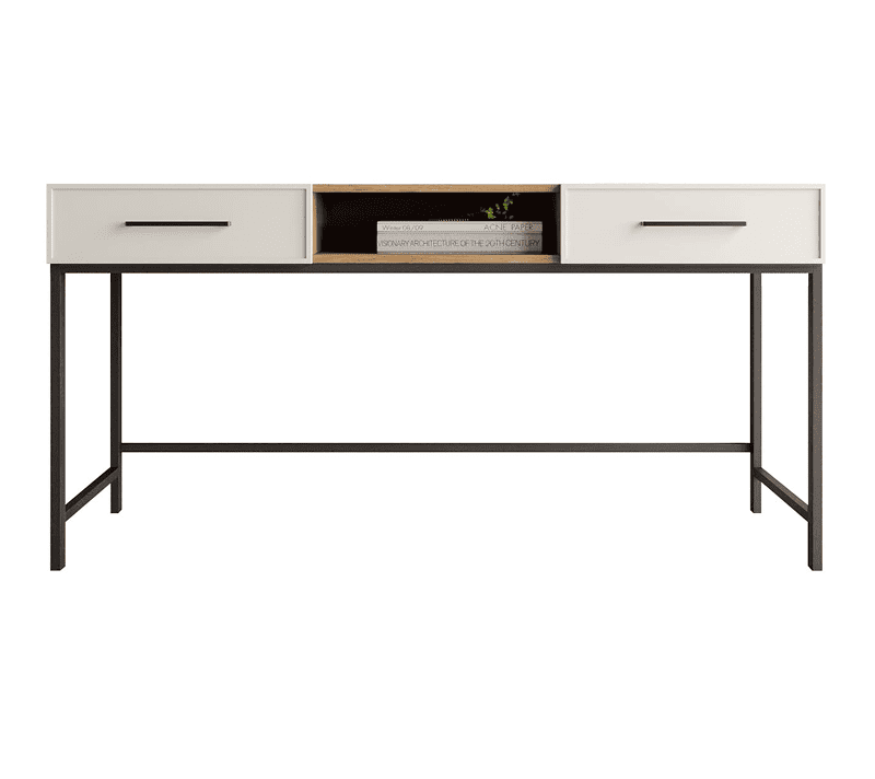 Стол письменный Nicole белый NBB18