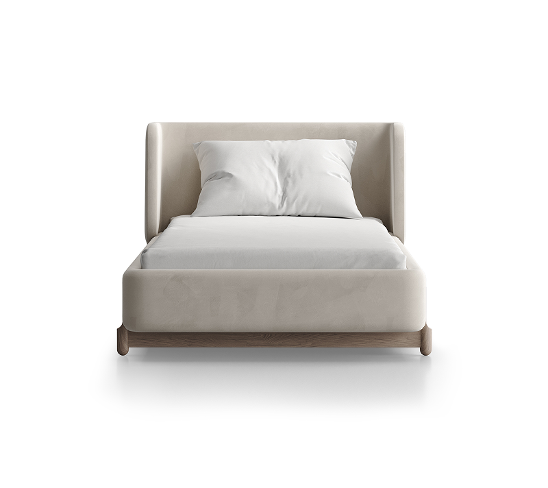 Кровать Basic молочный антивандальная 90x200