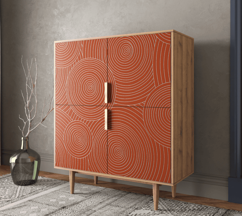 Тумба Line красный R19/red_3