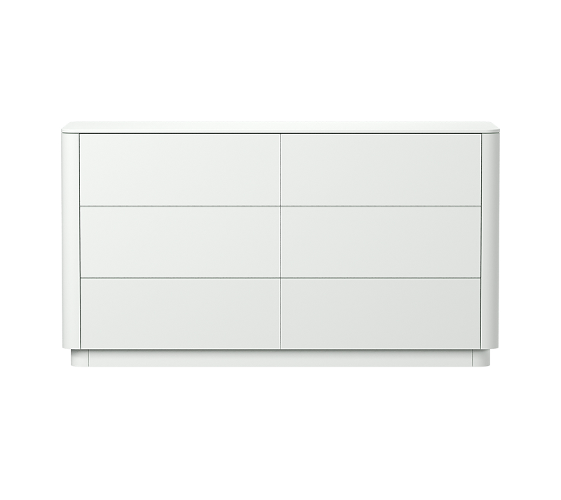 Комод 6 ящиков Tammi белый 140