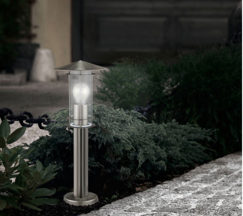 Уличный светильник напольный Лизио серебряный 30187_1