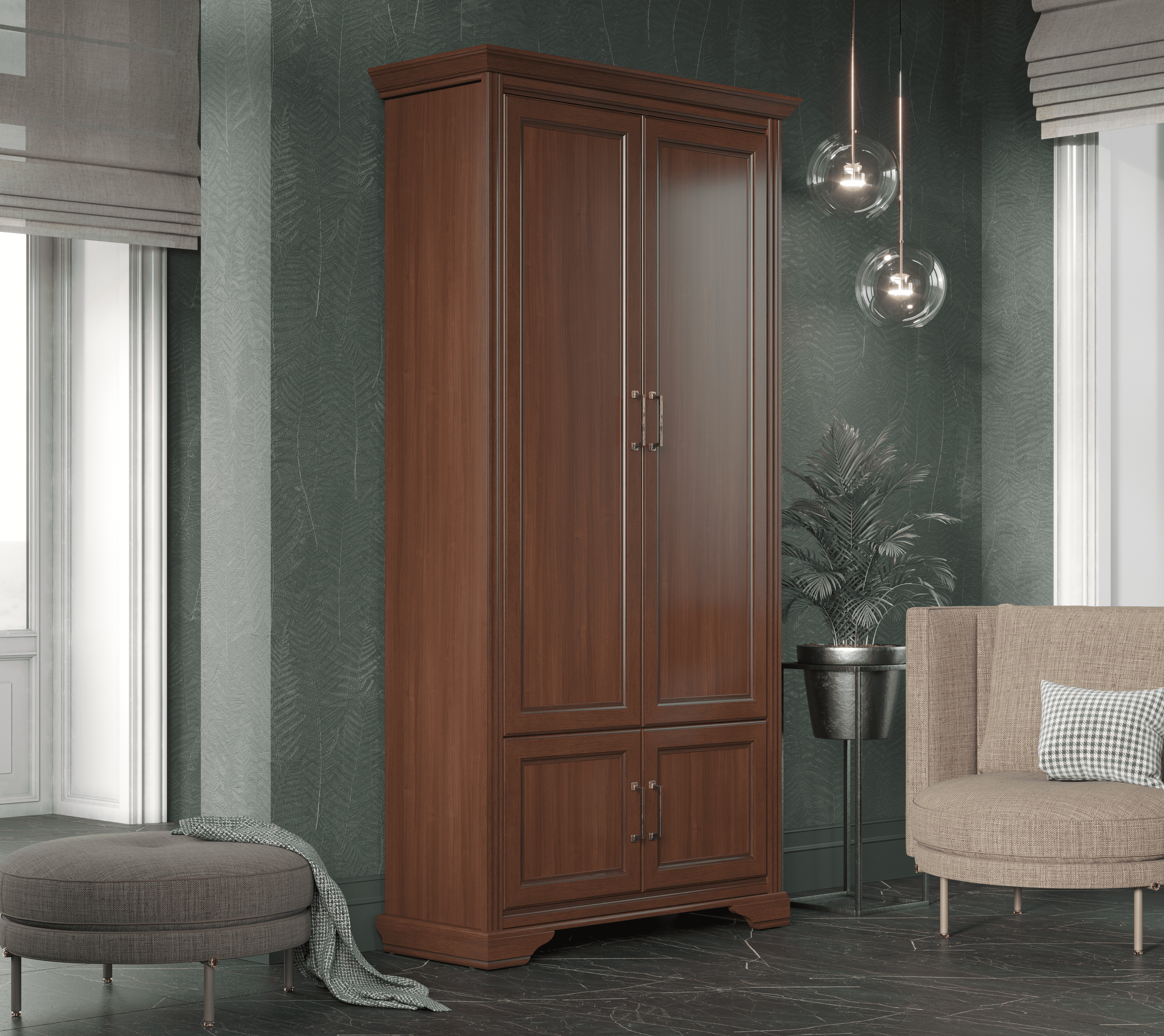 Шкаф Стилиус орех донской REG4D_3