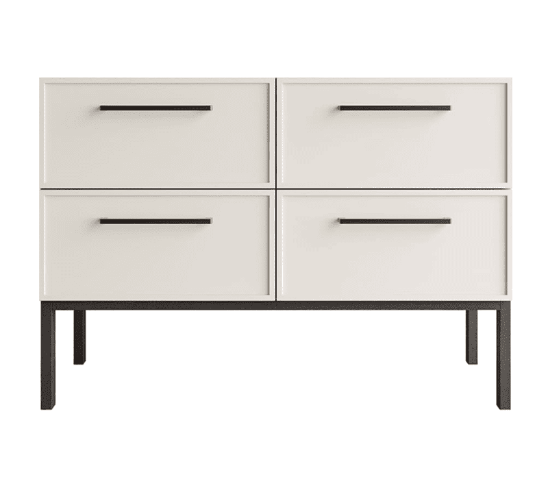 Комод Nicole белый NEM05