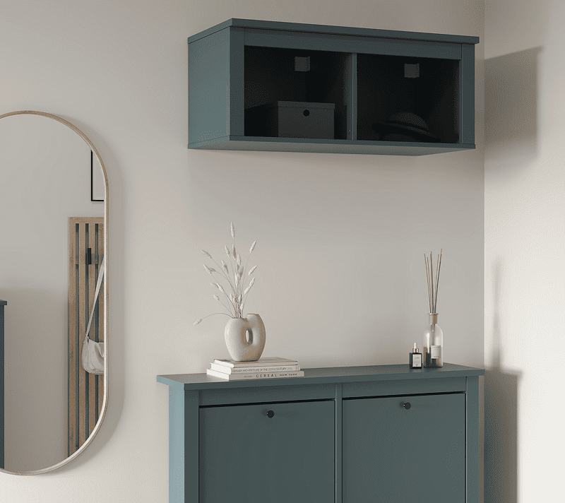 Полка 2 секции Saga темно-бирюзовый_3