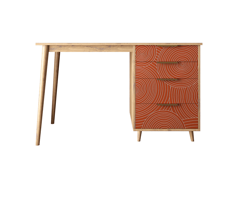 Стол письменный Line красный R23/red