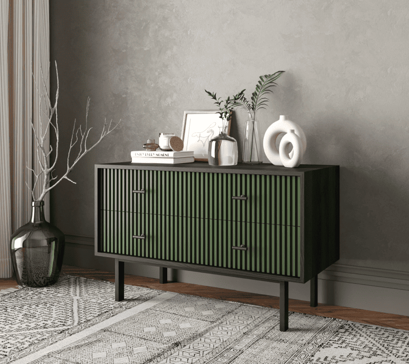 Комод Emerson зеленый/черный EM05/green/L_3