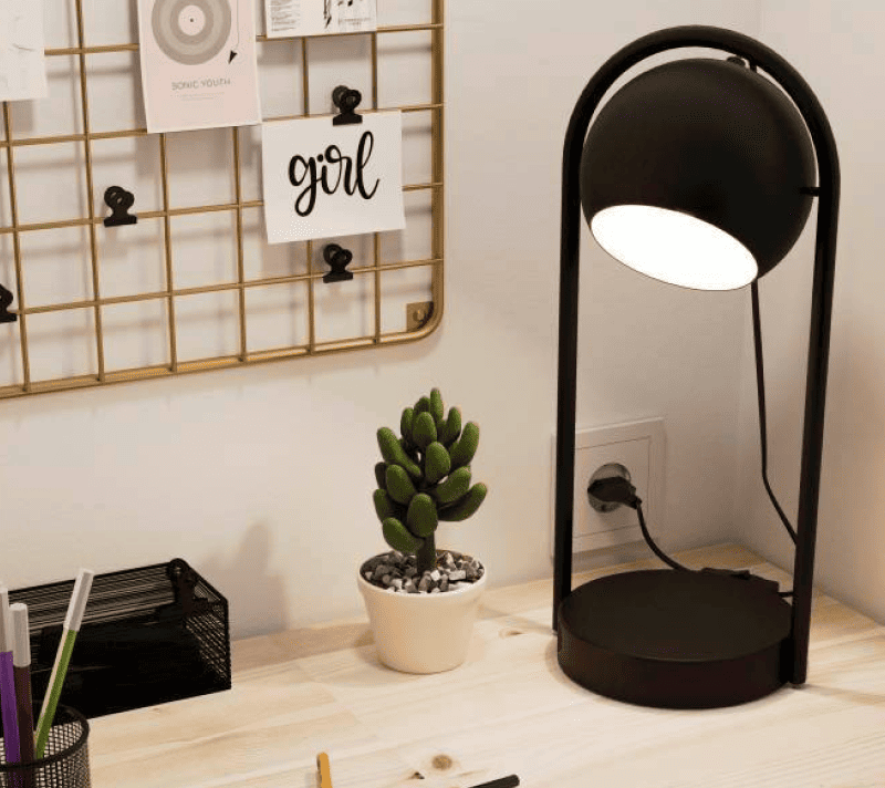 Настольная лампа Мурния черный 900314_1