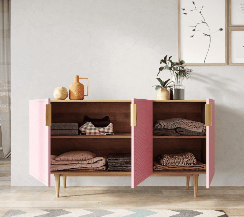 Тумба Line розовый LN02/GR1/pink_2