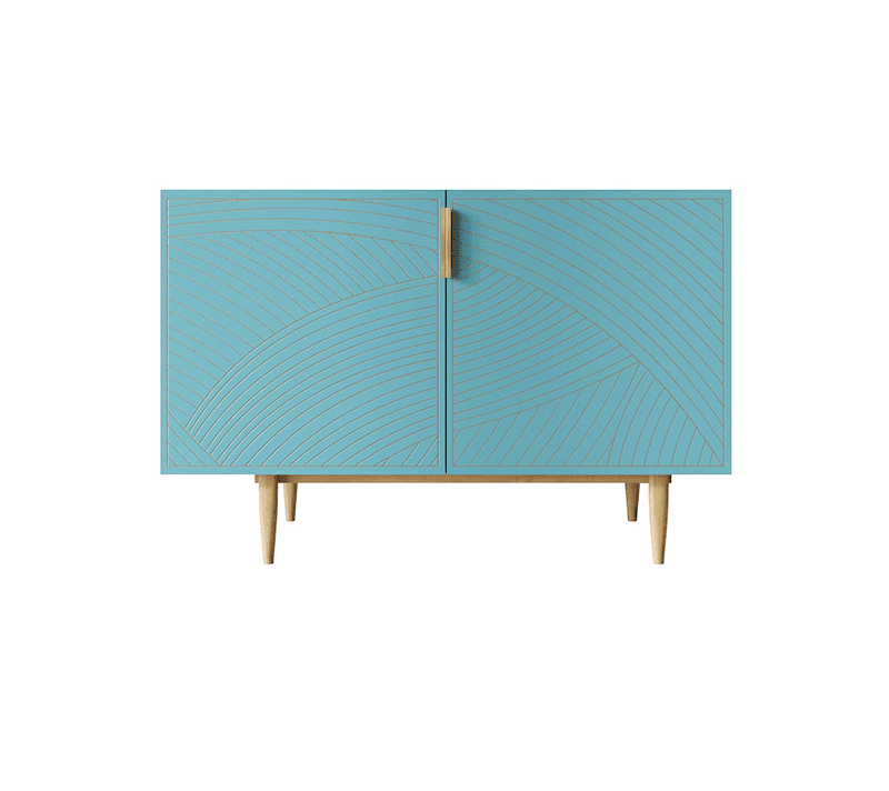 Тумба Line голубой LN01/GR1/blue