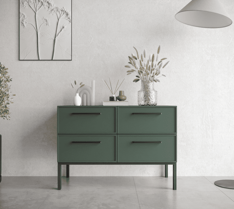 Комод Nicole зеленый NEM05G_1