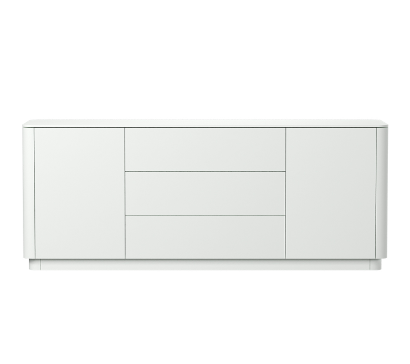 Тумба-комод с 2-мя дверьми и 3-мя ящиками Tammi белый