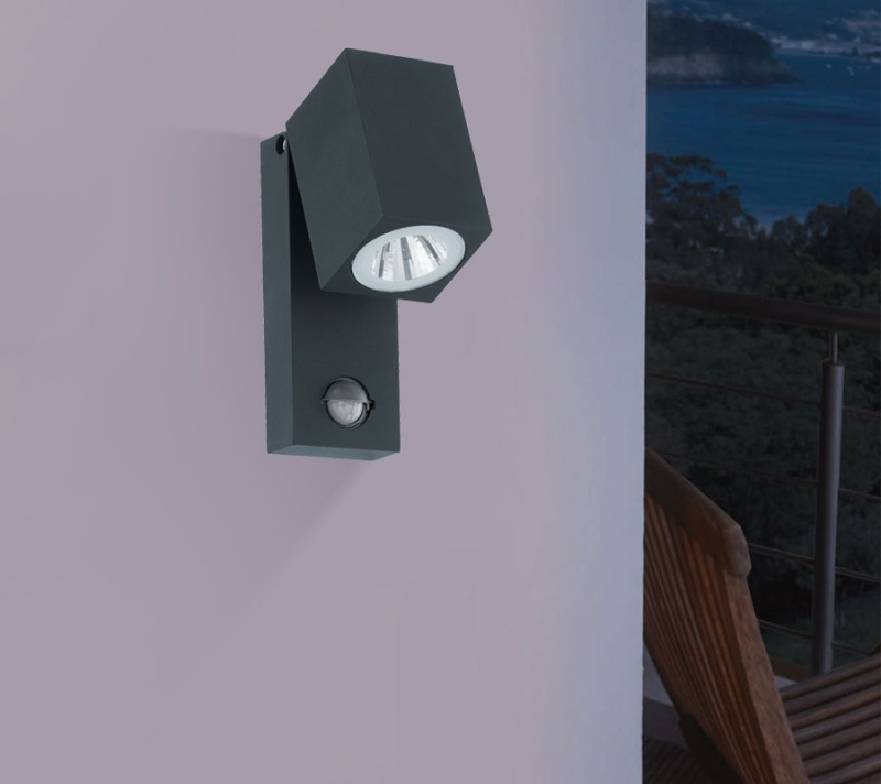 Настенный светильник светодиодный Сакеда антрацит 96287_1