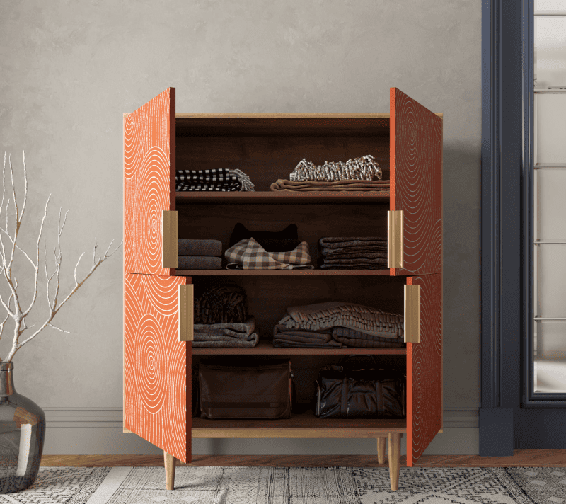 Тумба Line красный R19/red_2