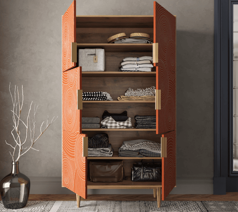 Шкаф Line красный R20/red_2