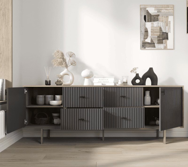 Тумба-комод Emerson черный/комод EM19/7024/L_2