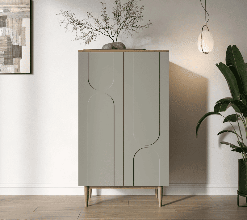 Тумба Арка серый/бежевый AR20-F2_1