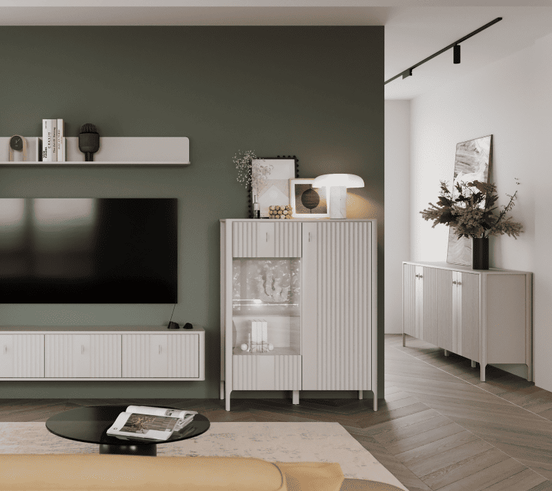 Витрина с подсветкой Далия персидский жемчуг REG1W1D_3