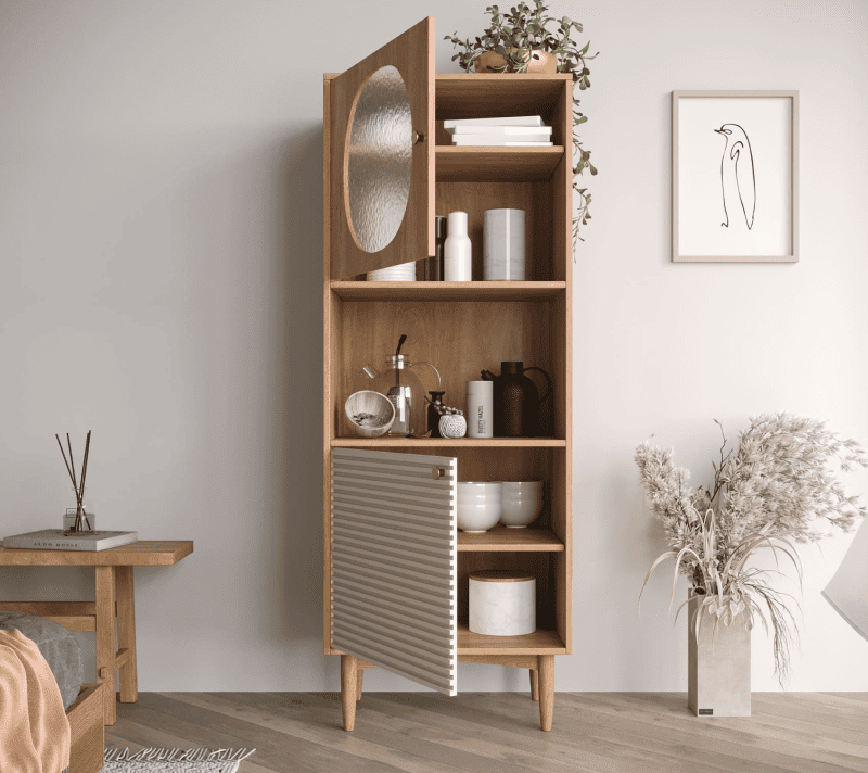 Витрина Bubble орех BBL07_2