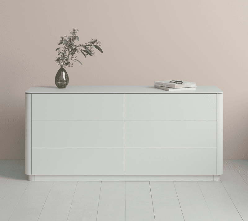 Комод 6 ящиков Tammi светло-серый 170_2