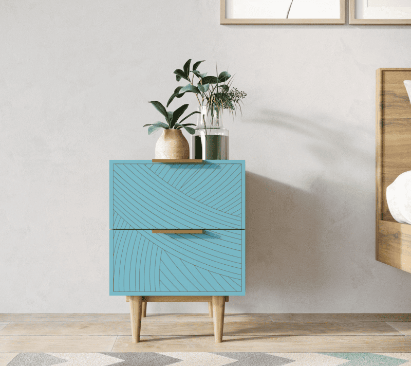 Тумба прикроватная Line голубой LN07/GR1/blue_1