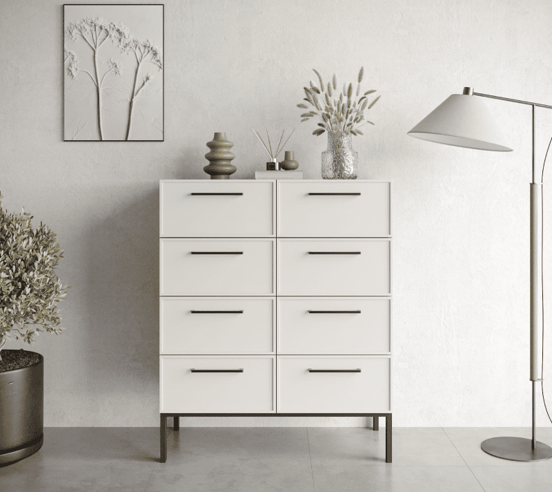 Комод Nicole белый NEM20_1