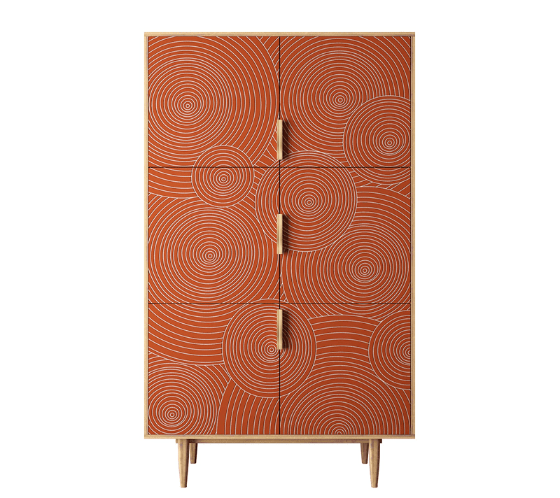 Шкаф Line красный R20/red