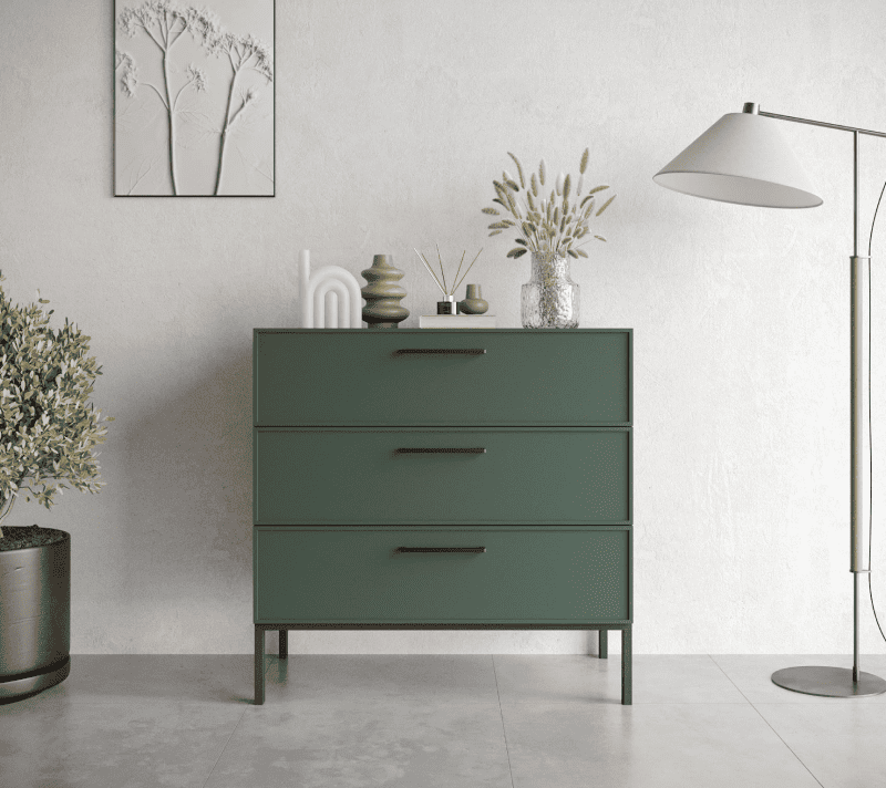 Комод Nicole зеленый NLN12G_1