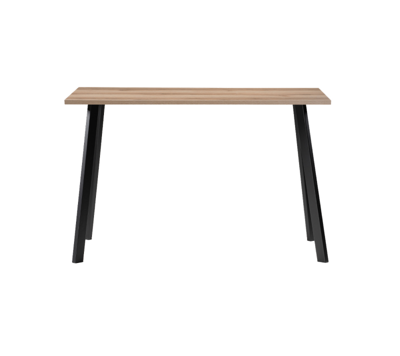 Стол Тринити Лофт дуб делано светлый/черный матовый 120х80х75