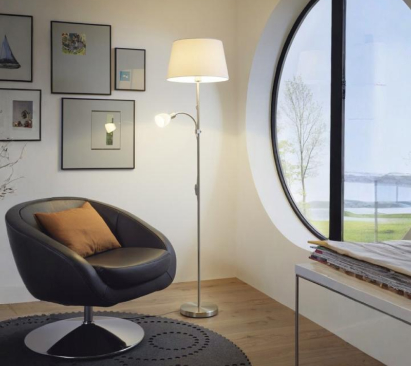 Торшер Конеса белый 95686_1