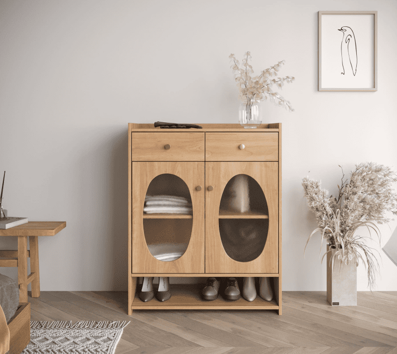 Тумба-витрина Bubble орех BBL10_1