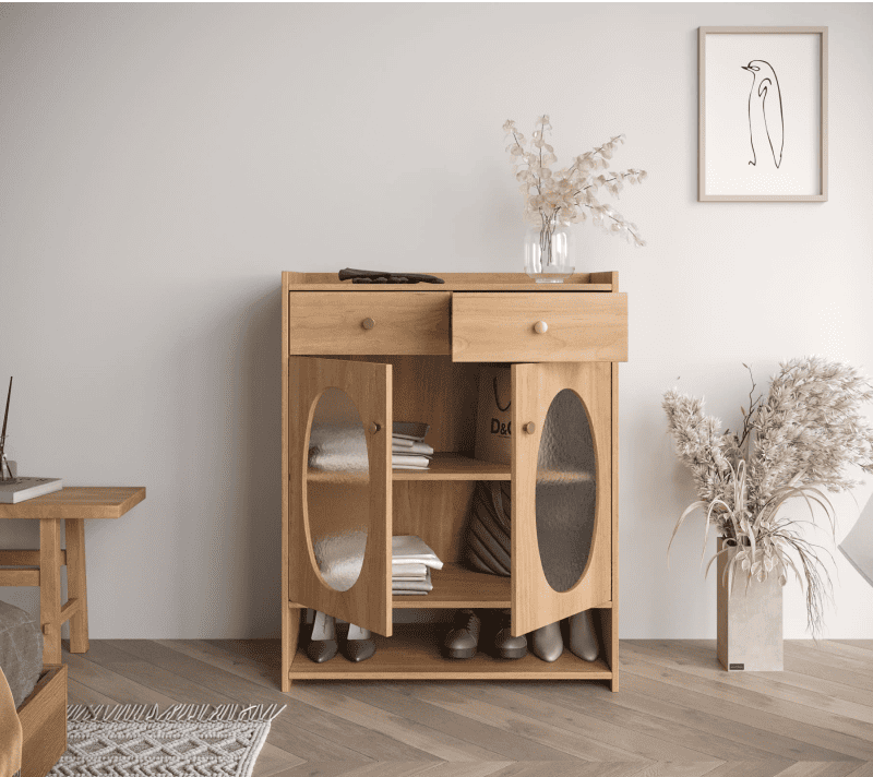 Тумба-витрина Bubble орех BBL10_2