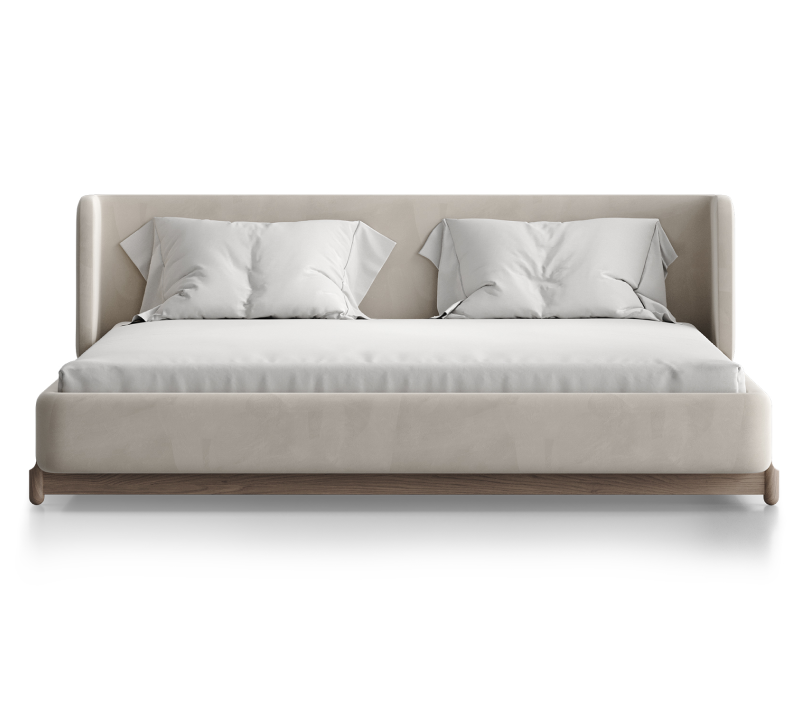 Кровать Basic молочный антивандальная 180x200