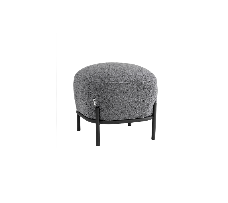 Пуф Стоун Флаффи темно-серый_2