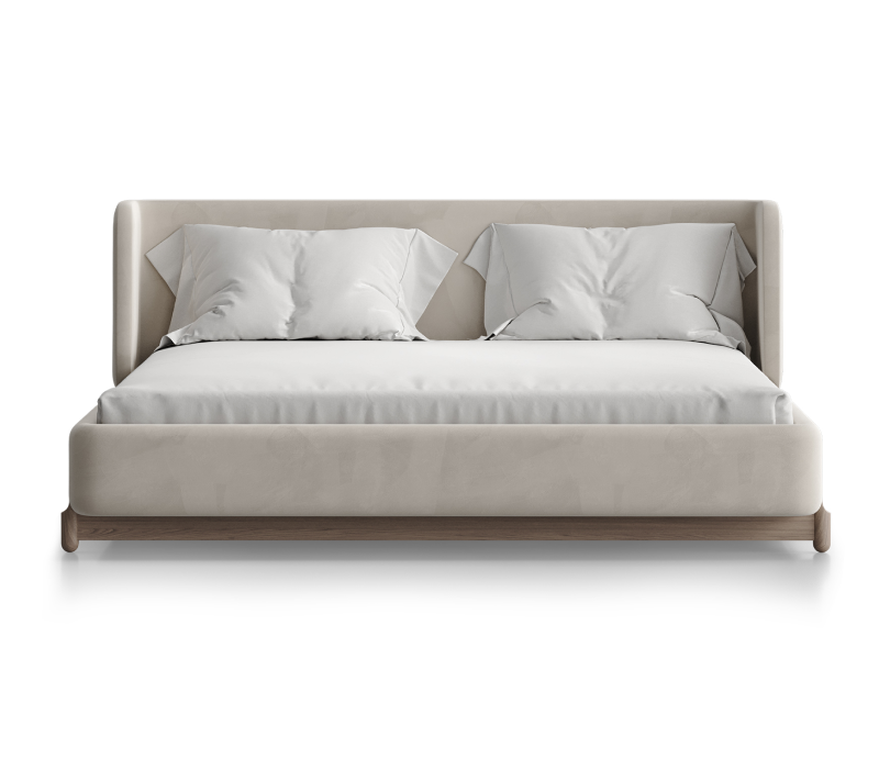 Кровать Basic молочный антивандальная 160x200