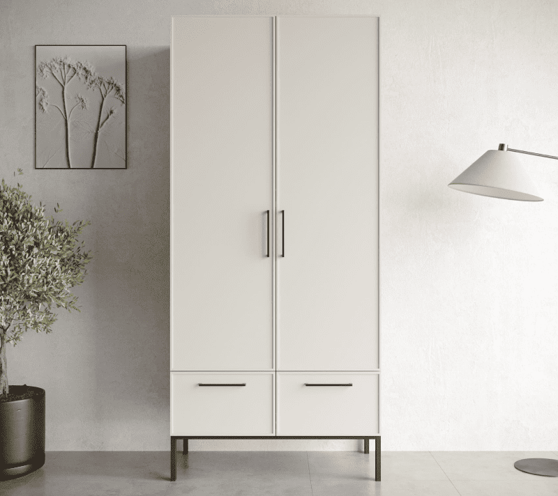 Шкаф Nicole белый NR26_1