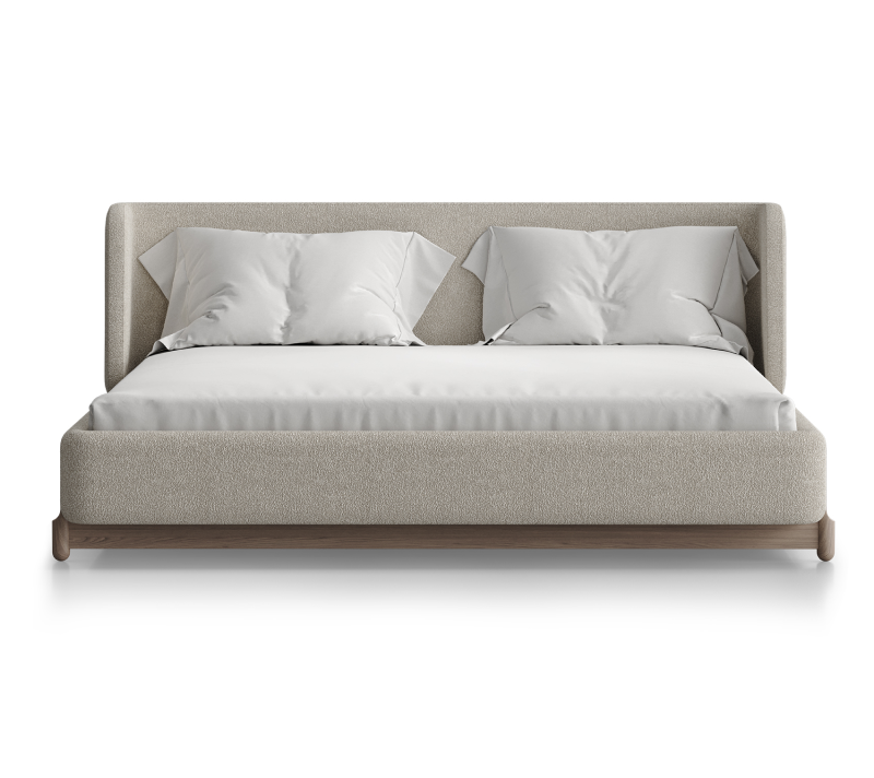 Кровать Basic молочный букле 160x200