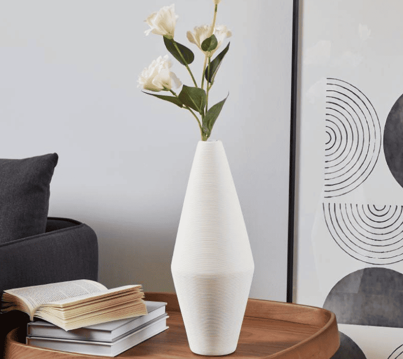 Ваза декоративная Митан белый 421242_2