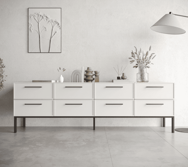 Комод Nicole белый NEM03_1