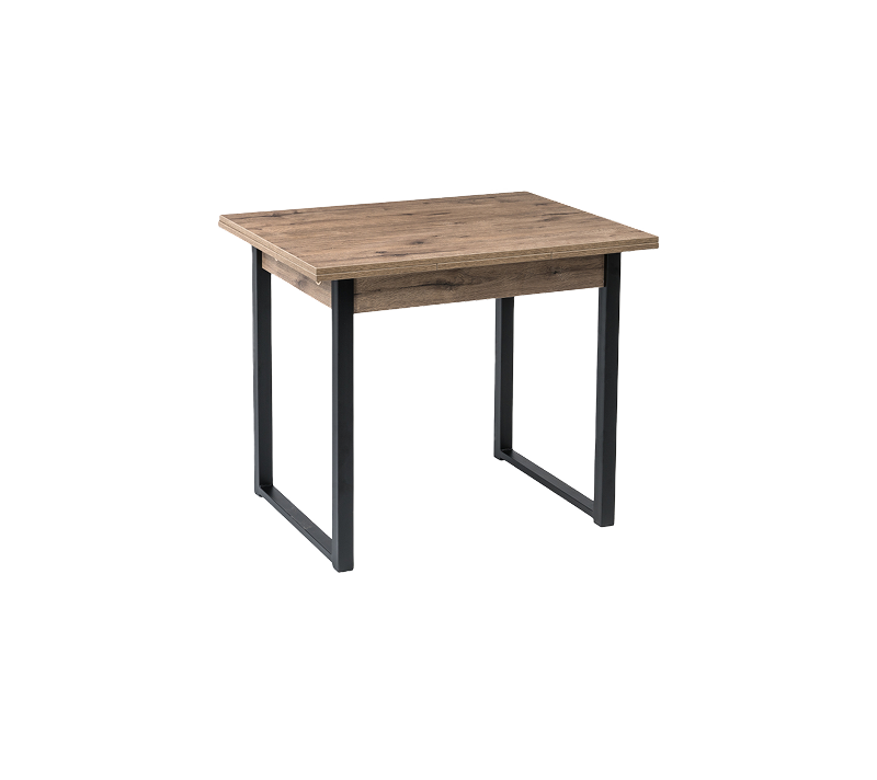 Стол Форли дуб велингтон/черный матовый_1