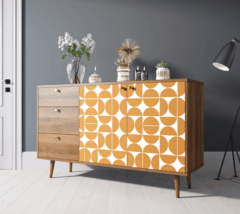 Тумба-комод Berber оранжевый/коричневый BB05/Print_14_3