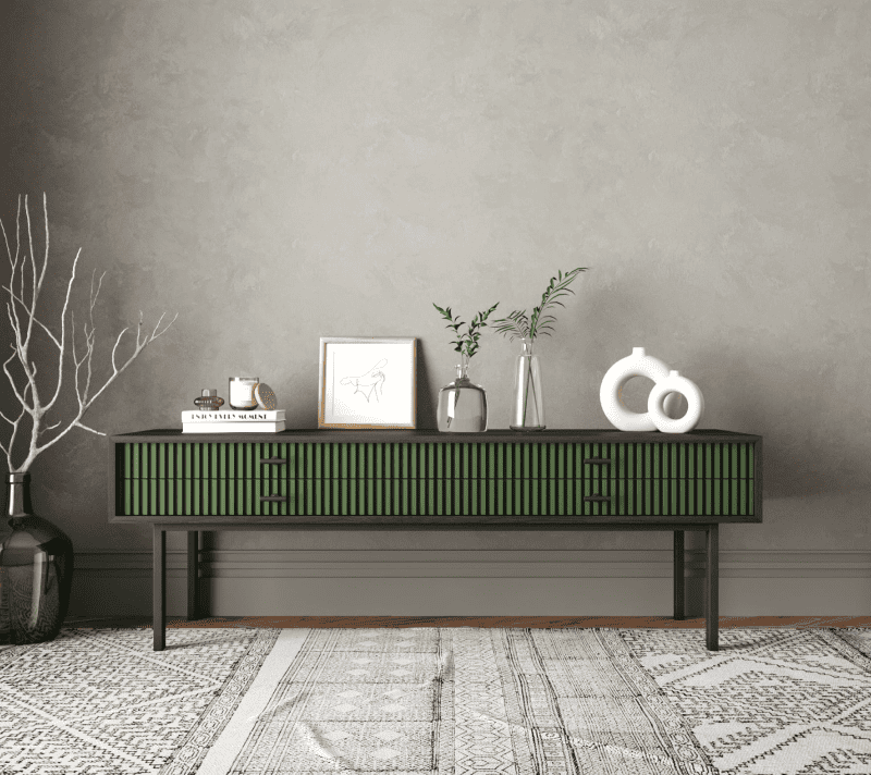 Тумба под телевизор Emerson зеленый/черный EM23/green/L_1