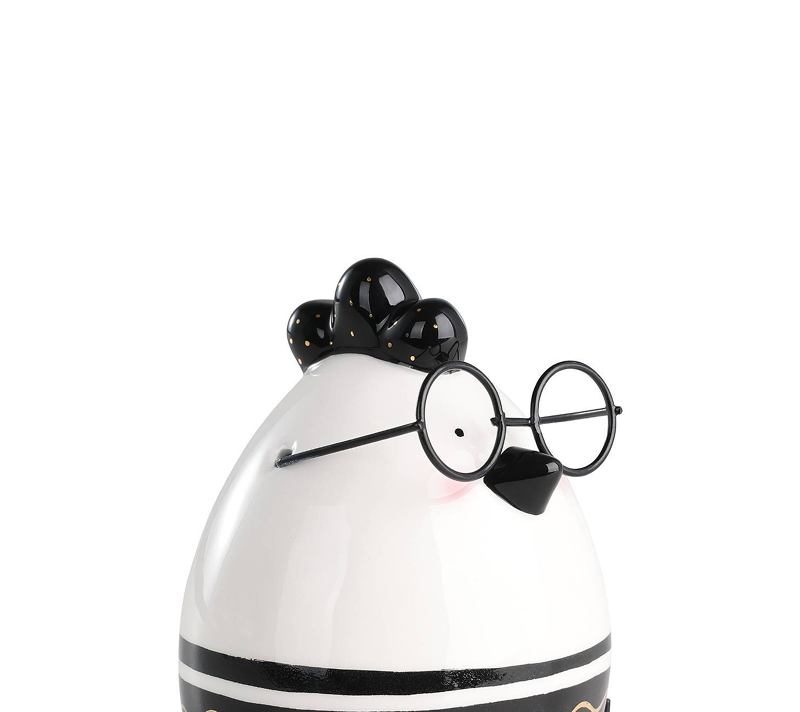 Фигурка Цыпленок LANDJUT белый/черный 427917_2